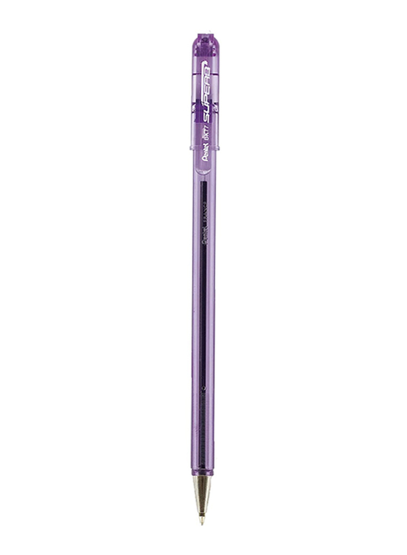 Pentel Superb Ball Point Pen, 0.7 mm, Violet