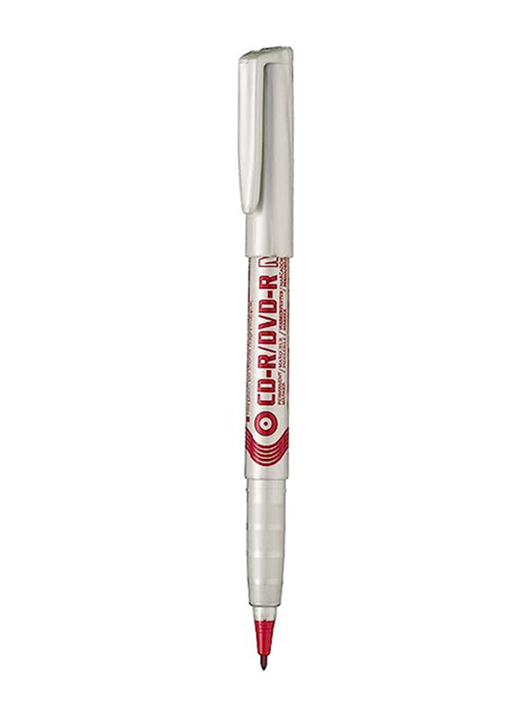 Pentel Marker for CD DVD, Red