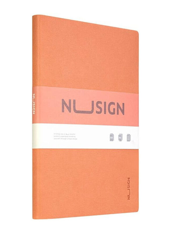 

Deli Nusign Notebook, 90 Sheets, A5 Size, NS262, Pink