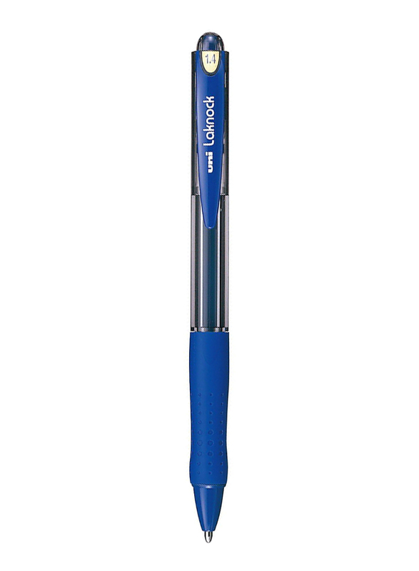 Mitsubishi Uniball Laknock 1.4mm Ball Point Pen, Blue