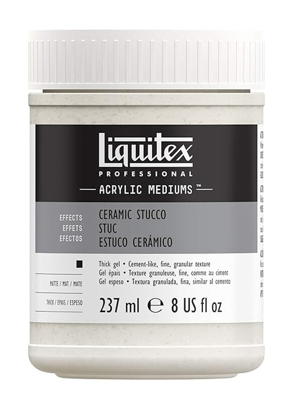 

Liquitex Acrylic Texture Gel, Ceramic Stucco, 8oz., Grey