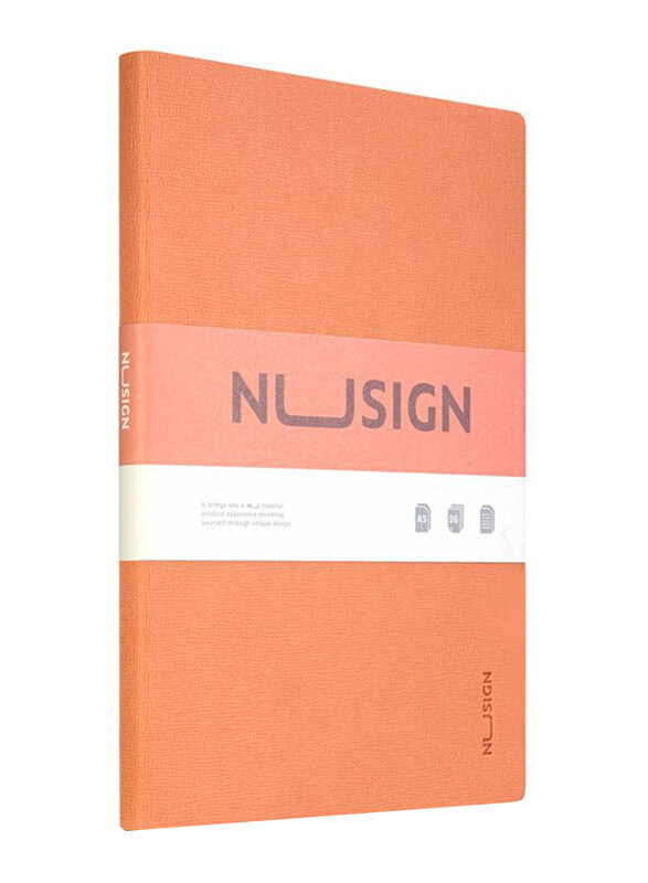 

Deli Nusign Notebook, 96 Sheets, A5 Size, 100143591, Brown