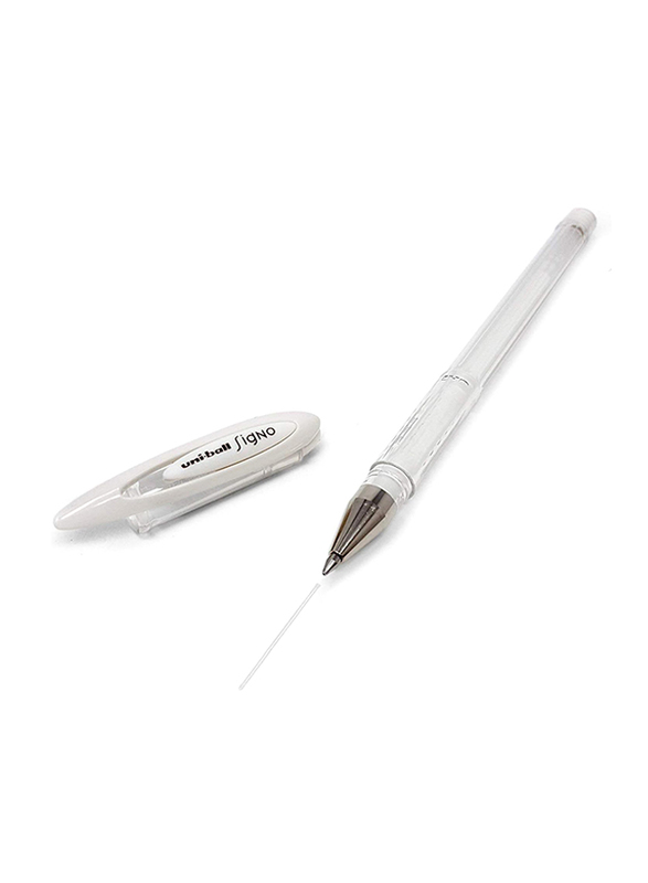 Mitsubishi Uniball Signo 0.7mm Angelic Pen, White