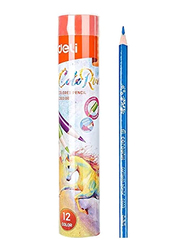 Deli Colored Pencils, 12 Pieces, Multicolour