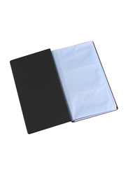 Deli Business Card Book with 180 Pockets, Black