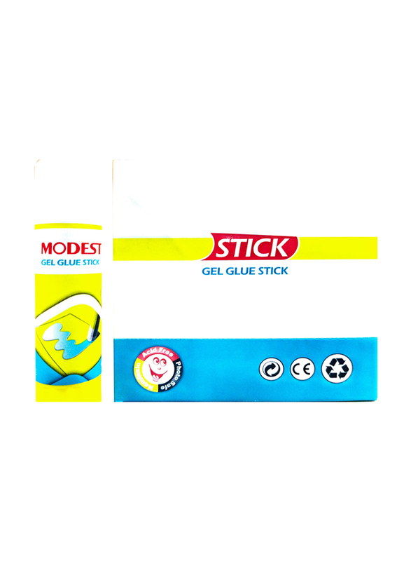 Modest Gel Glue Stick, 21g, Yellow