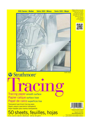 Strathmore 300 Series Tracing Paper Pad, 50 Sheets, 9 x 12 inch, Multicolour