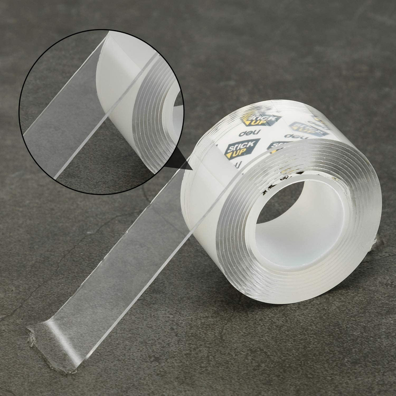 Deli Mounting Tape, 25.4mm x 5m, Clear
