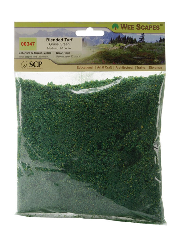 

Wee Scapes 20 Cubic Simi Creative Products Blended Turf, Grass Green