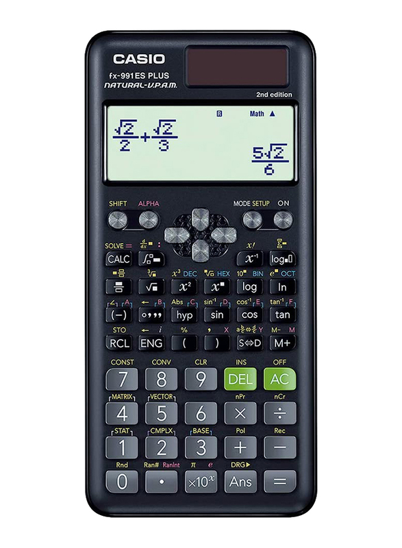 Casio Scientific Calculator FX-991ES Plus 2, Black