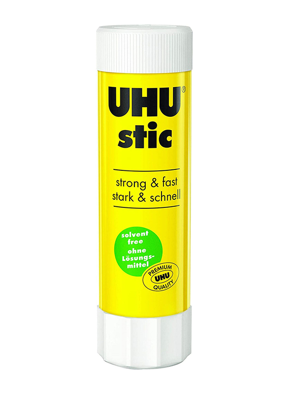 UHU Glue Stick, 40gm, White