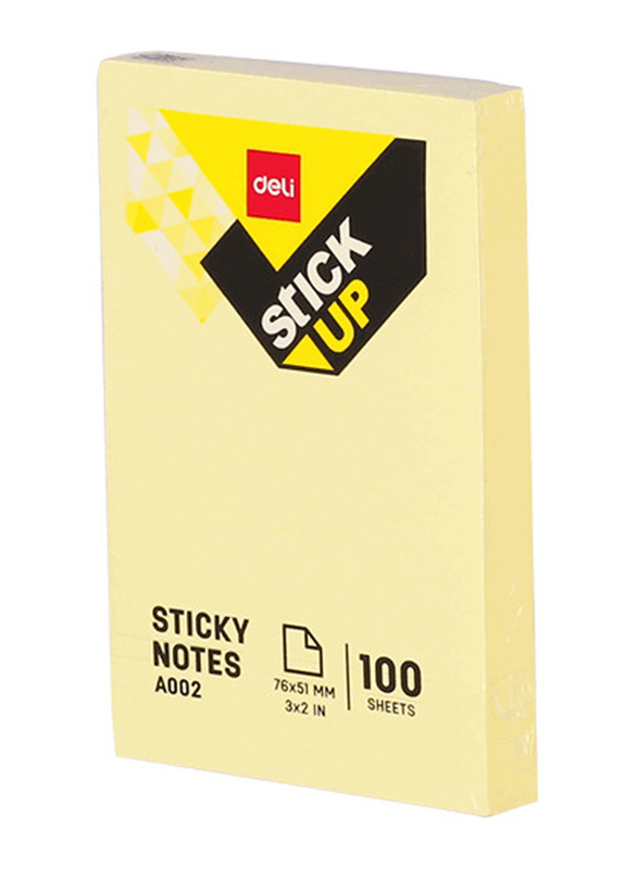 Deli Sticky Notes, 76mm x 51mm, 100 Sheets