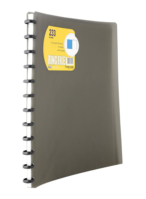 

Foldermate 25 Pocket A4 Ring File, Multicolour