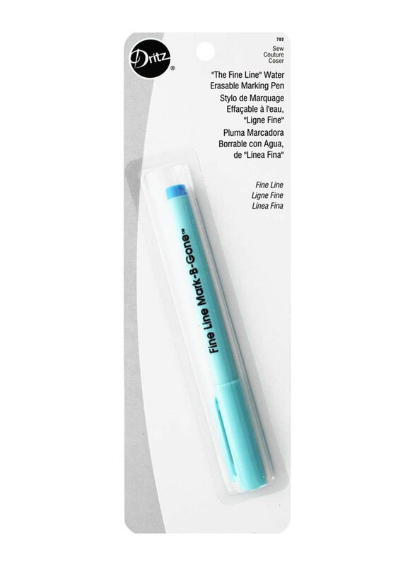 

Dritz Water Erasable The Fine Line Marking Pen, Blue
