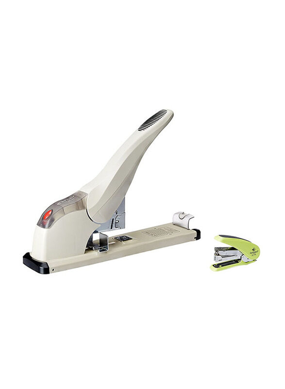 

Kangaro Heavy Duty Stapler with Grip, 100 Sheets, White