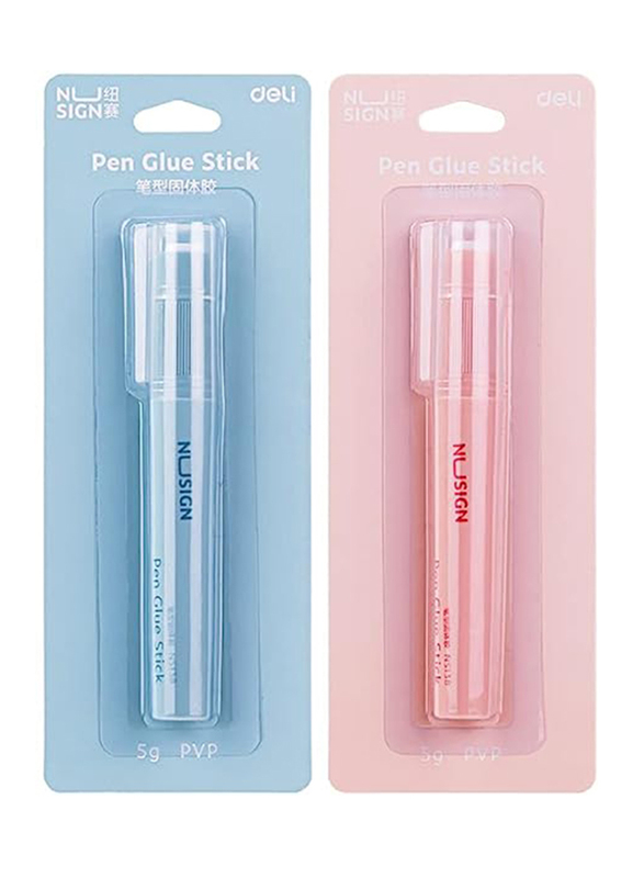 Nusign NS138 5g Pen Glue Stick, Multicolour