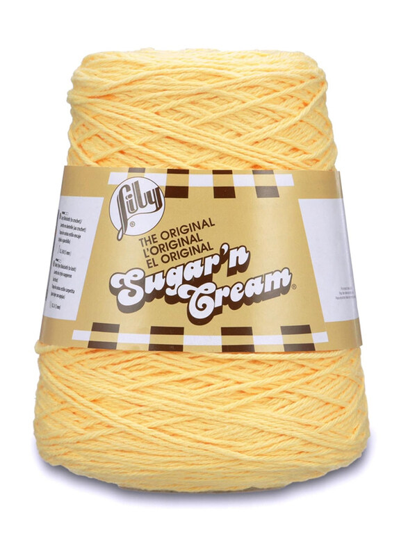 

Lily Sugar'n Cream Cone Yarn, 400g, Yellow