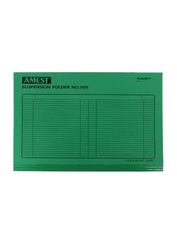 Amest Suspension Hanging File, A4 Size, 50 Piece, Green