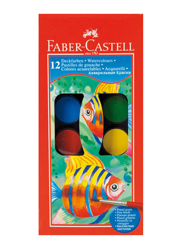 

Faber-Castelll Water Color, 12 Cakes, Multicolour