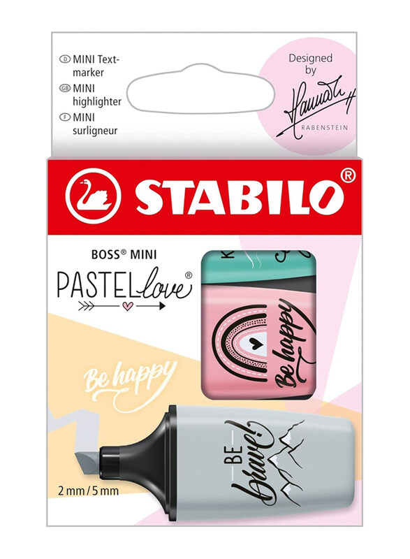 

Stabilo 3-Piece Boss Mini Pastellove Highlighter Sets, Multicolour