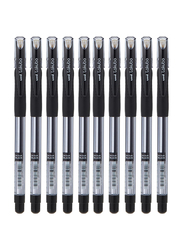 Mitsubishi 12-Piece Lakubo Tip Ballpoint Pen, 1.4mm, Black