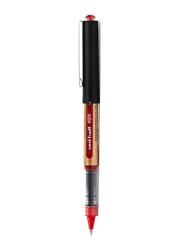 Mitsubishi Uniball Eye Broad 1.0mm Roller Pen, Red