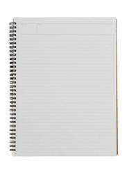 Maruman Ruled Line Mnemosyne Notebook, 11.69 x 8.66 inch, 7mm, 80 Sheets, A4 Size, N199A, Black