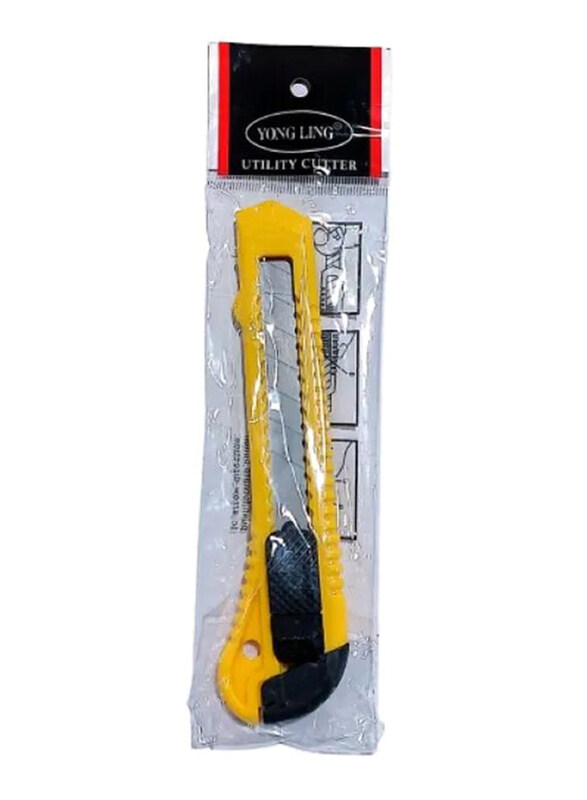 

Yong Ling Utility Cutter Knife, 18mm, Yellow
