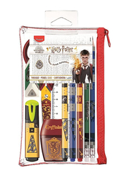 Maped 10 Piece Exam Set Harry Potter+ Pencil Case, Multicolour