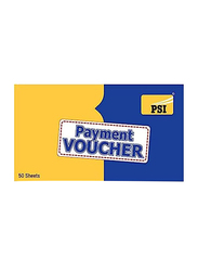 PSI Payment Voucher, 50 Sheets, A5 Size, 3 Pieces, Multicolour