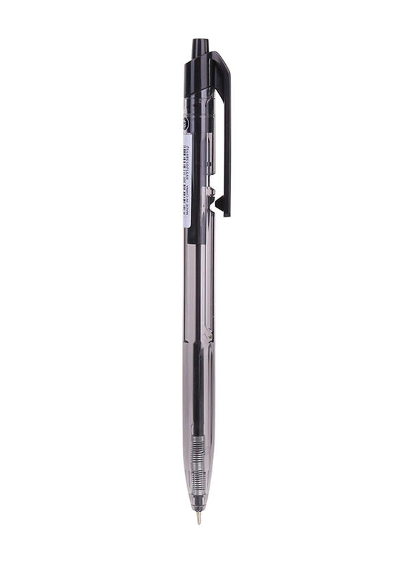 Deli 0.7 mm Xtream Retractable Ballpoint Pen, Black
