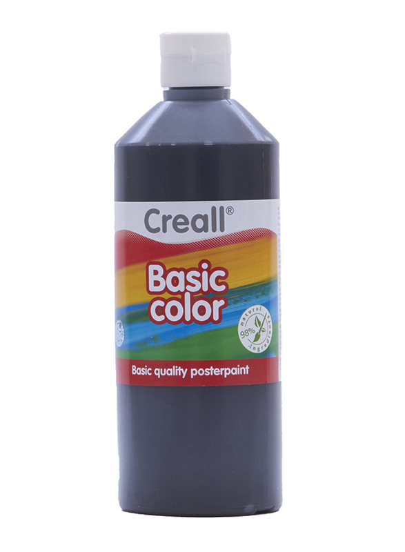 Creall Poster Paint Colour, 500ml, Black