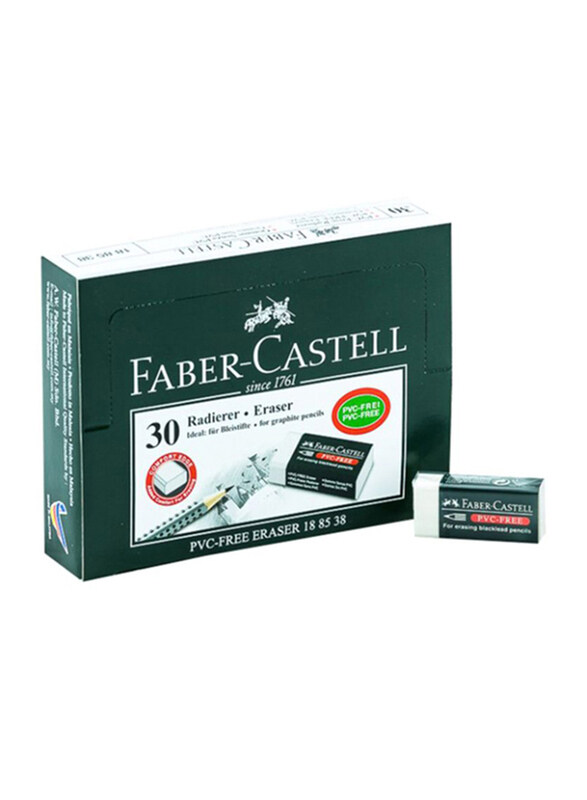 

Faber-Castell Pencil Small Eraser, White