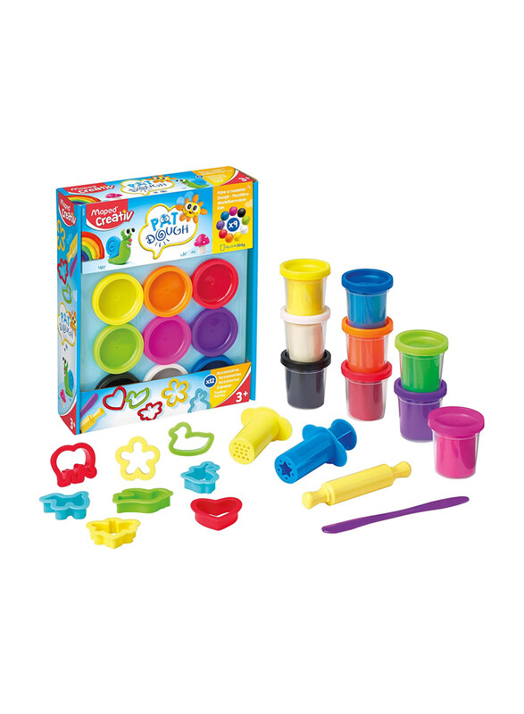 

Maped Creative Pat Dough Modelling Clay Set, Multicolour