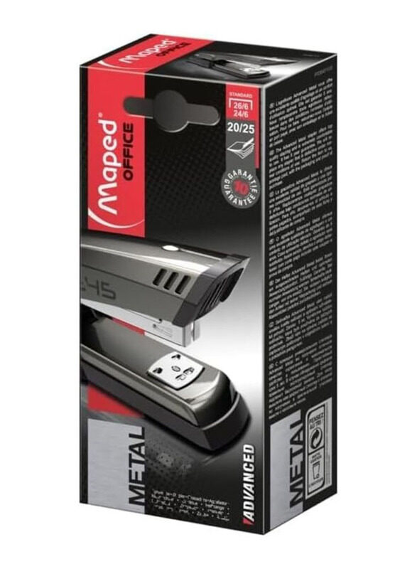 

Maped Stapler 26/6 H/S Advanced Box, MD-354511, Black