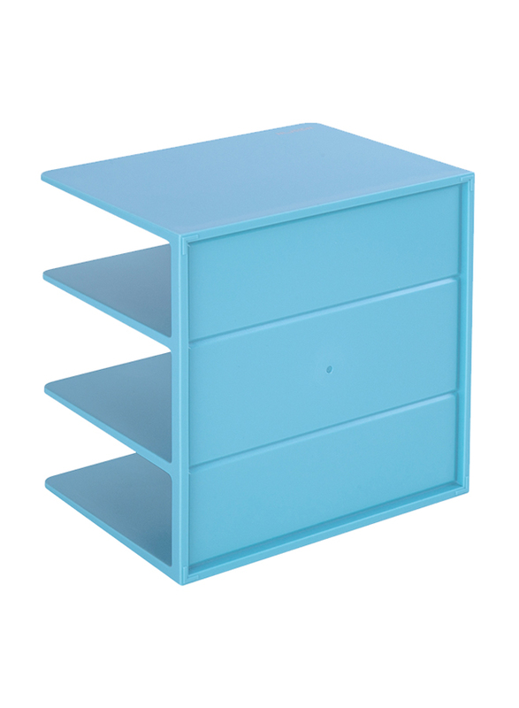 Deli Nusign Book Stand, 162 x 162 x 121.5mm, NS006, Light Blue