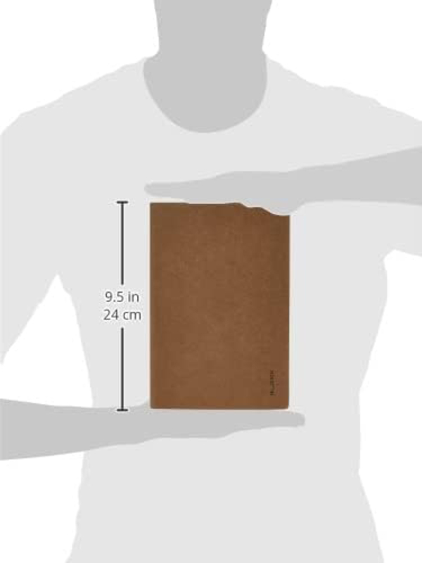 Deli Nusign Notebook, 96 Sheets, A5 Size, 100143595, Brown