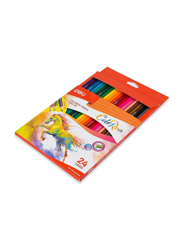 

Deli EC00320 Colored Pencil, 24 Pieces, Multicolour