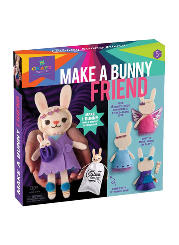 

Craft Tastic Make a Bunny Friend Craft Kit, Multicolour