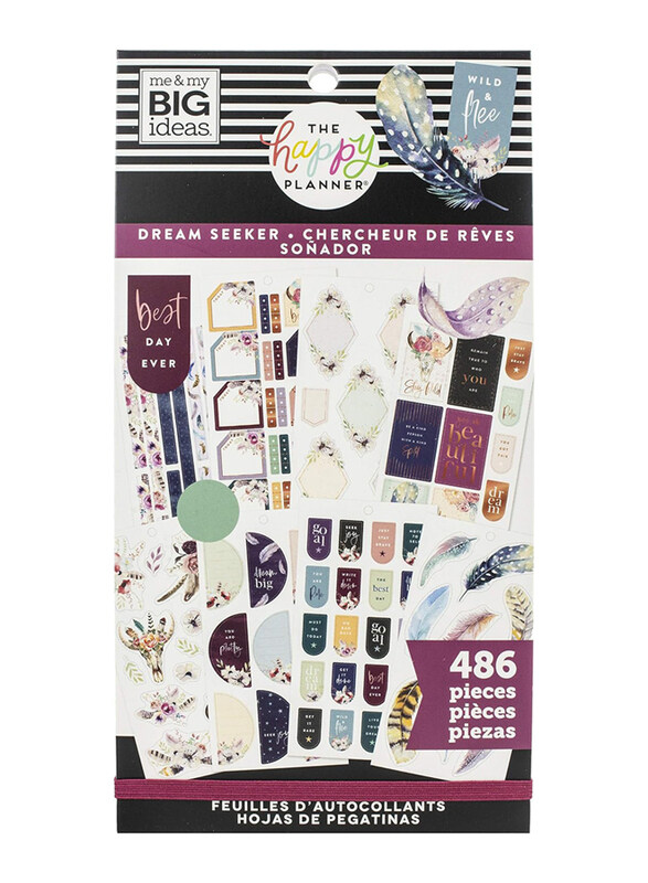 

Me & My Big Ideas Dream Seeker Sticker, 486 Pieces, Multicolour