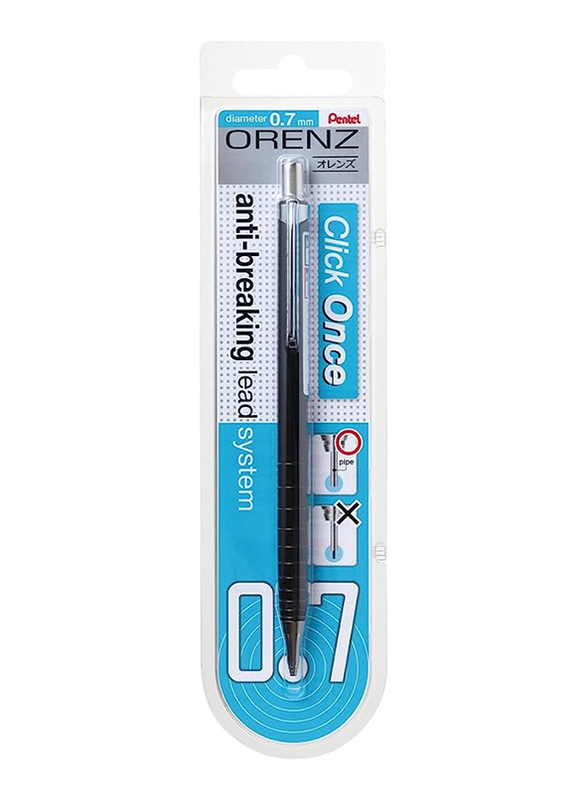 Pentel Orenz Metallic Mechanical Pencil, 0.7mm, Black