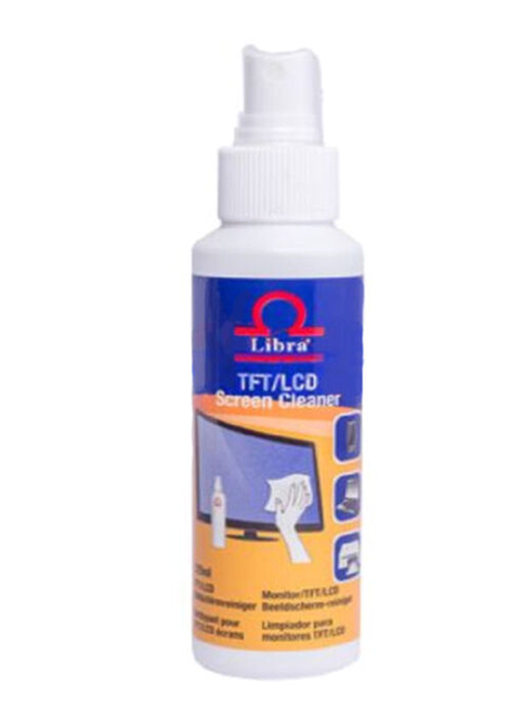 Libra Screen Cleaning Spray, 125ml, Multicolour