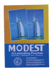 Modest A5 Laminating Pouches, 154x216mm, 100Pieces, Clear