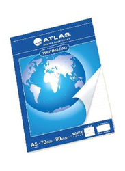 Atlas Writing Pad, 80 Sheets, 70 GSM, A5 Size, AS-PWA587111, Blue