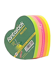 Fantastick Heart Sticky Notes, Multicolour