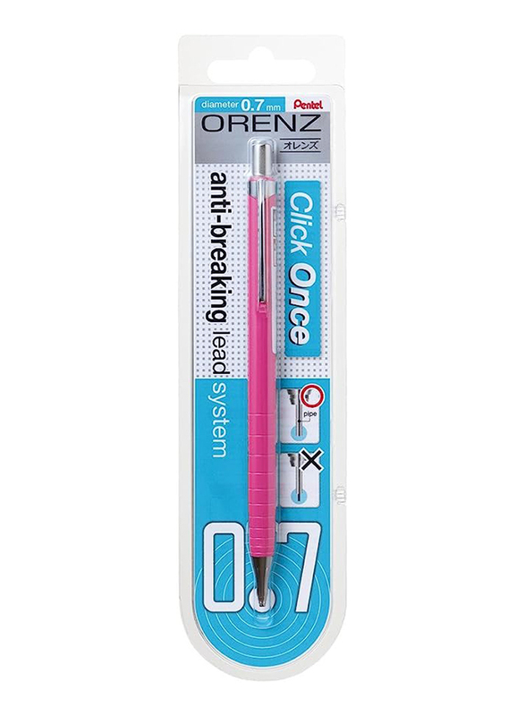 Pentel Orenz Metallic Mechanical Pencil, 0.7mm, Pink