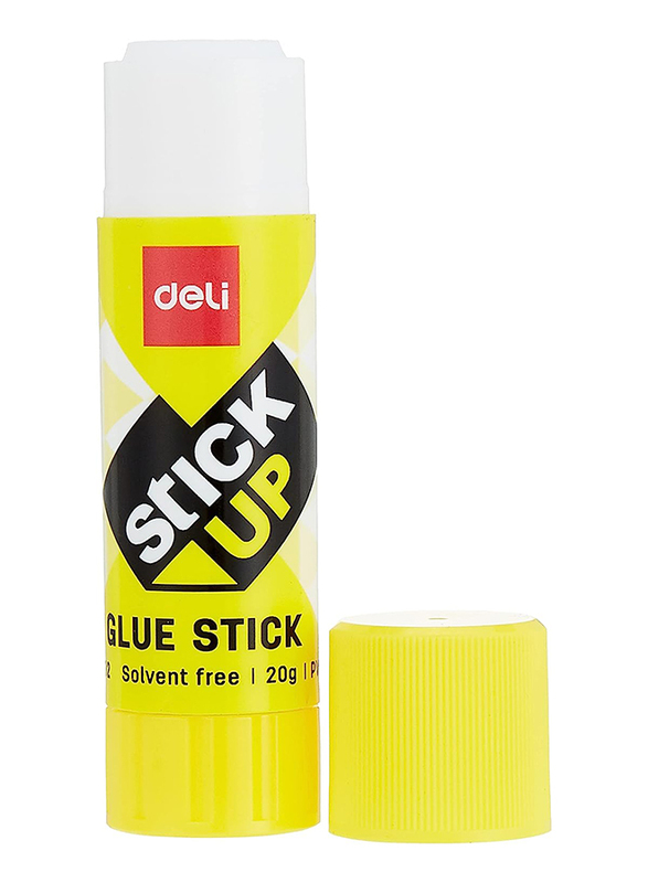 Deli Stick Up Glue Stick, 20gm, White