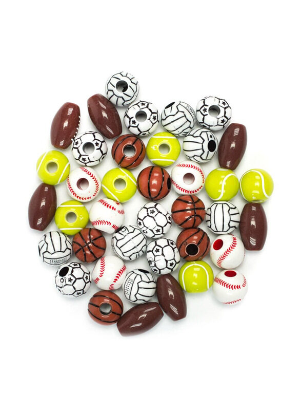 

Generic Cousin Fun Pack Bead Sports, 1oz, Assorted