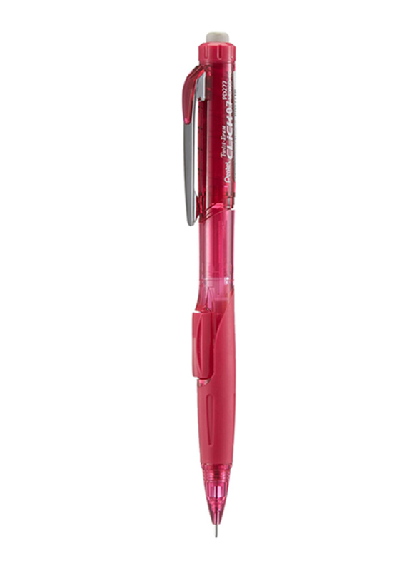 Pentel 12-Piece Twist-Erase Click 0.7 mm Mechanical Pencil, Pink