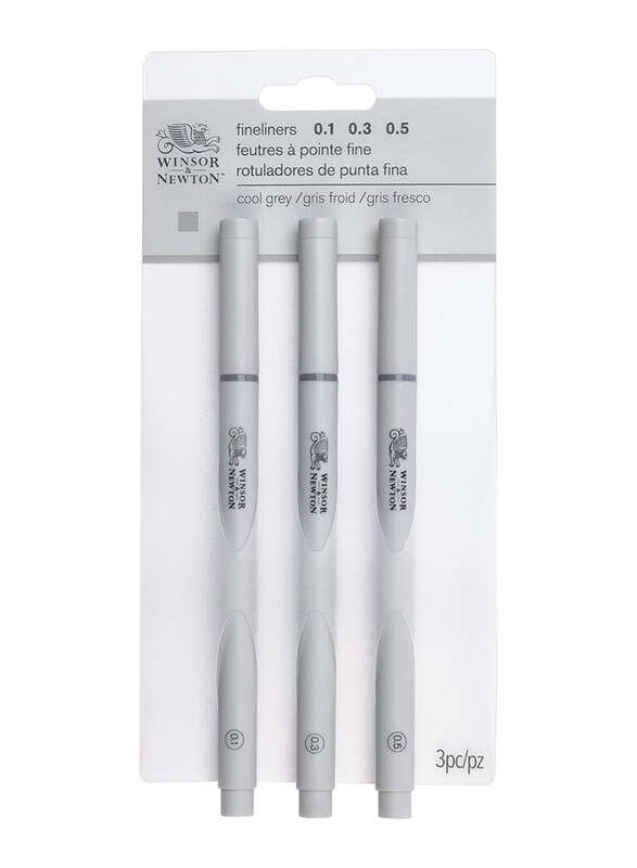 

Winsor & Newton Fine Liner Set, 3 Pieces, Cool Grey